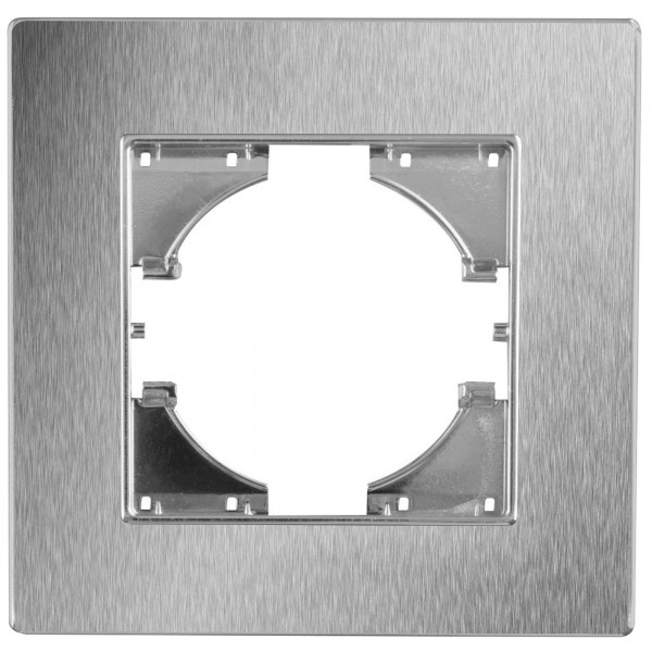 S-empot.aluminio plata marco 1elemento
