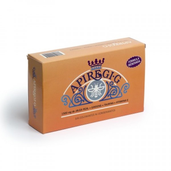 Apiregi-g (jalea+ginseng+taurina+vit.e) 20x10 ml