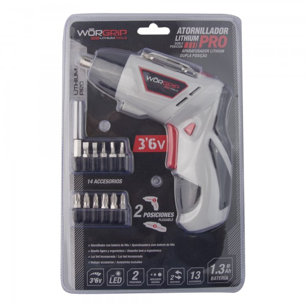 Atornillador d/posicion 3.6v. blister