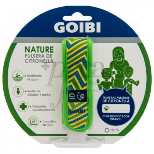 GOIBI PULSERA CITRONELLA ZIGZAG + 2 RECAMBIOS