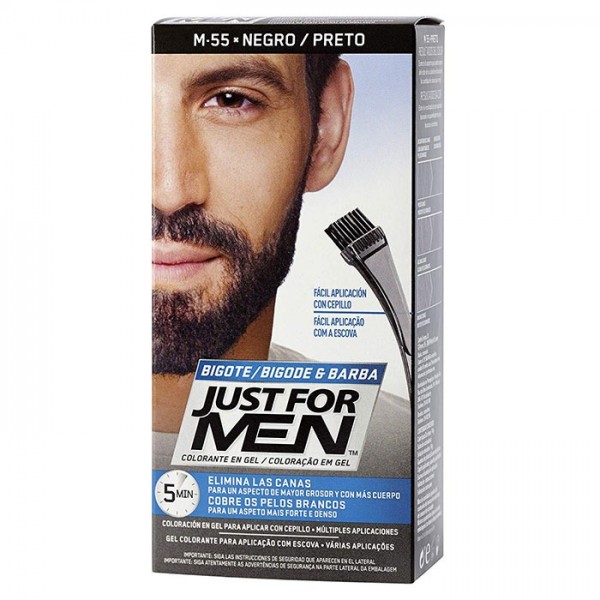 JUST FOR MEN BARBA BIGOTE NEGRO