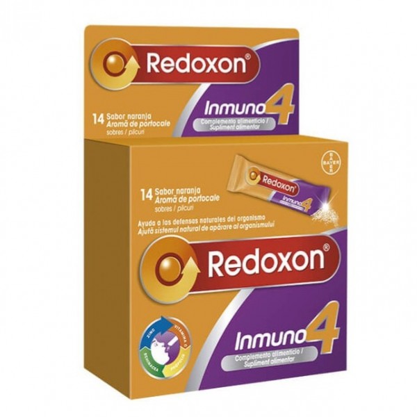 REDOXON INMUNO 4 14 SOBRES SABOR NARANJA