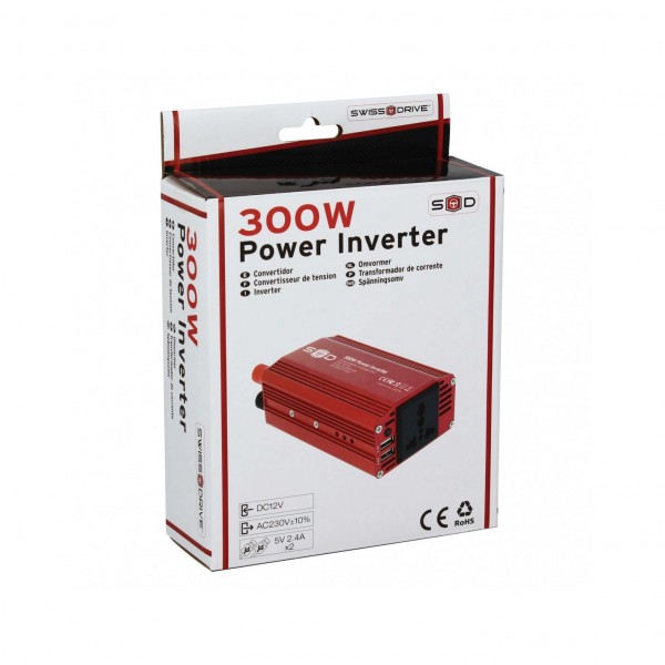 Power Inverter 300W| Inversor de corriente 300w|Ahorraenbolboreta