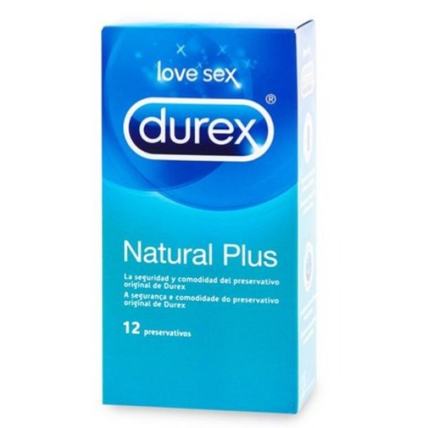 DUREX NATURAL PLUS 12 PRESERVATIVOS