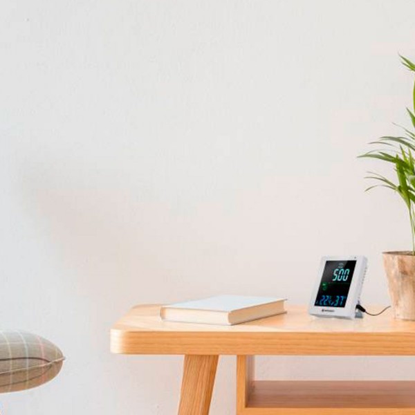 Bresser monitor co2 y calidad del aire blanco Bresser monitor co2 y calidad del aire blanco