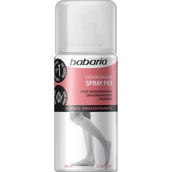 Desodorante pies spray Babaria sin gas 150ml