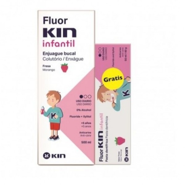 Fluorkin Colutorio Infantil 500 ml Regalo Promo