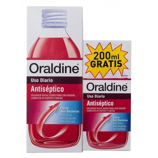 ORALDINE ANTISEPTICO 400ML + 200ML PROMO