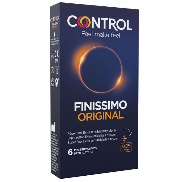 CONTROL PRESERVATIVOS FINISSIMO ORIGINAL 6 UDS
