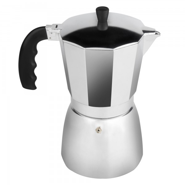 Cafetera supreme aluminio gris  9tz.