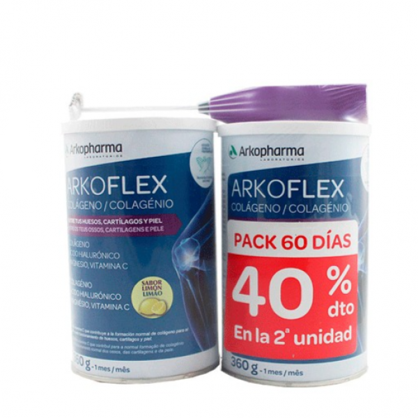 ARKOFLEX COLAGENO SABOR LIMON 2X360 G PROMO