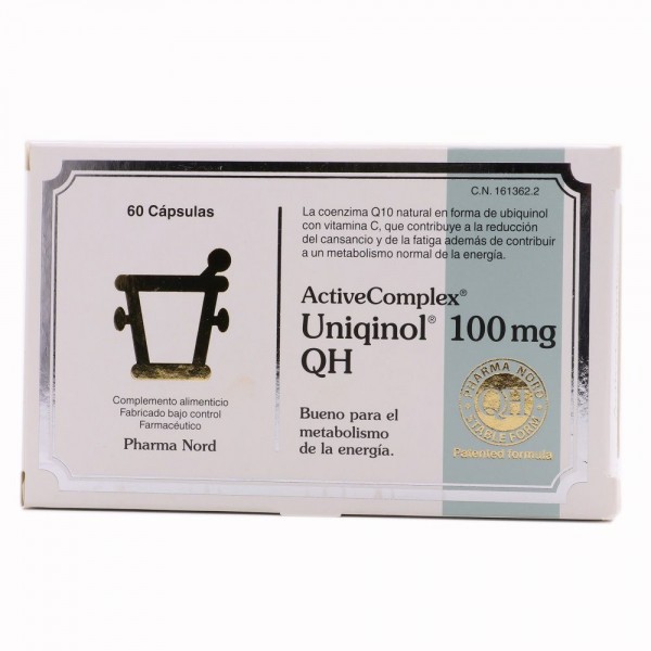 Activecomplex Uniquinol 100mg Qh 60 Caps Activecomplex Uniquinol 100mg Qh 60 Caps