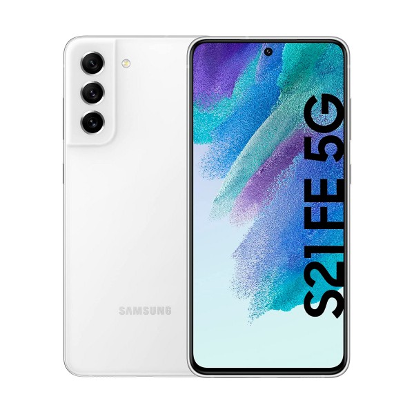 Samsung galaxy s21 fe 5g blanco / 8+256gb / 6.4" amoled 120hz / dual sim