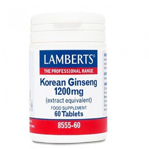 Ginseng Koreano 1200mg 60 Comps Lamberts