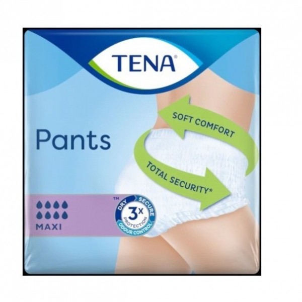 TENA PANTS MAXI TALLA M 10 U