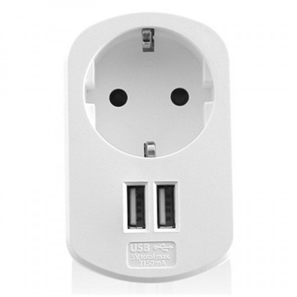 Ewent ew1211 cargador 2 puertos usb 3.1a
