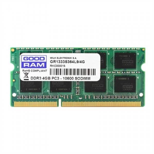 Goodram 4gb ddr3 1600mhz cl11 1,35v sr sodimm