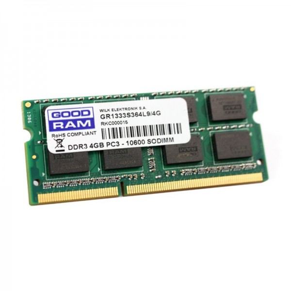 Goodram 4gb ddr3 1600mhz cl11 1,35v sr sodimm