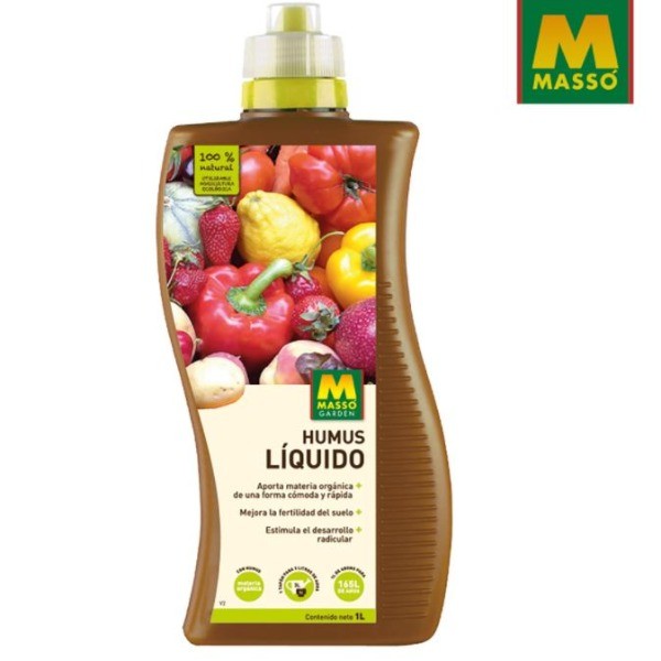 Massó abono líquido Hummus 1L (pack de 2 unidades)