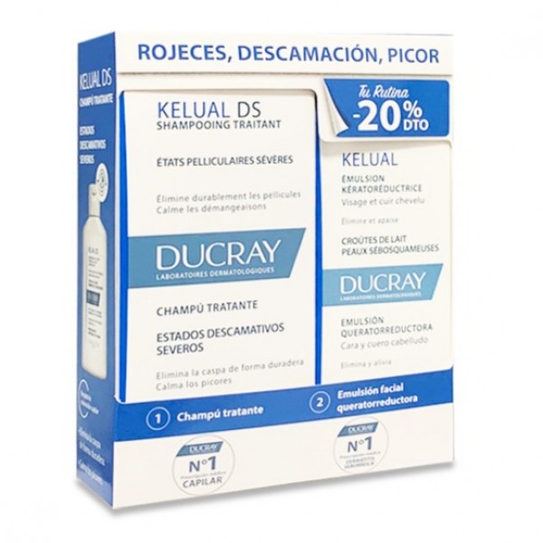 Ducray Kelual Ds Champu 100 ml + Emulsion Queratorreductora 50 ml Promo