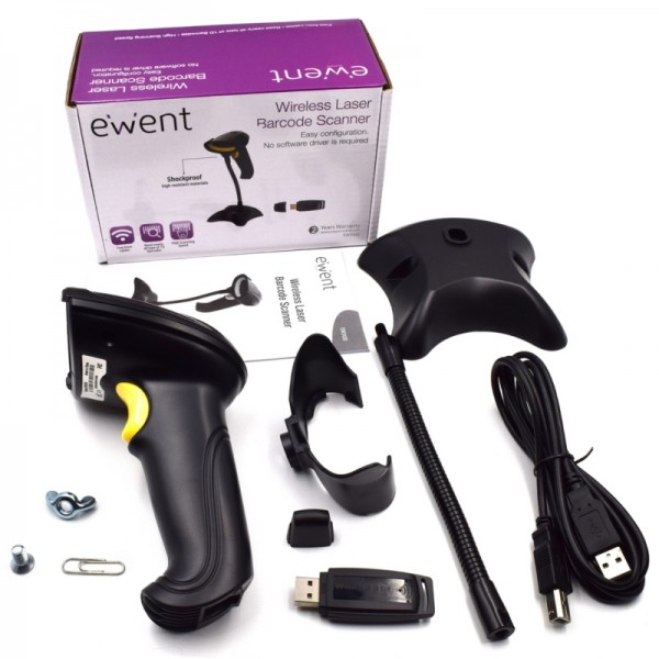 Ewent lector código de barras ew3430 wireless