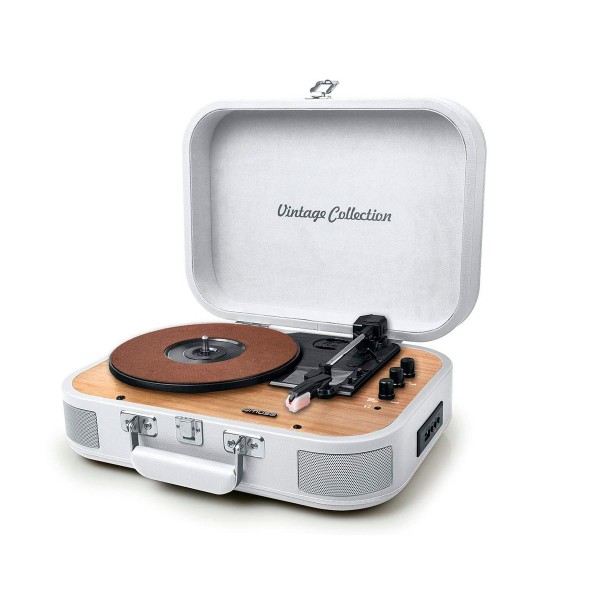 Muse mt-201 ww white tocadiscos estéreo / usb / bluetooth