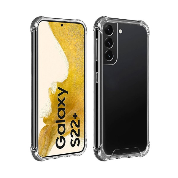 Akashi funda trasera de silicona en color transparente / samsung galaxy s22+