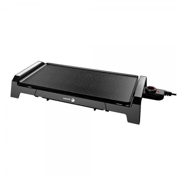 Plancha antiadherente efecto piedra 2200w fagor 58x27x10cm Plancha antiadherente efecto piedra 2200w fagor 58x27x10cm