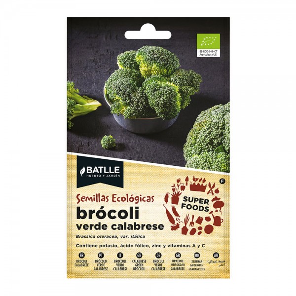 Sobre semillas brocoli calabrese "super foods" eco 680003bols batlle
