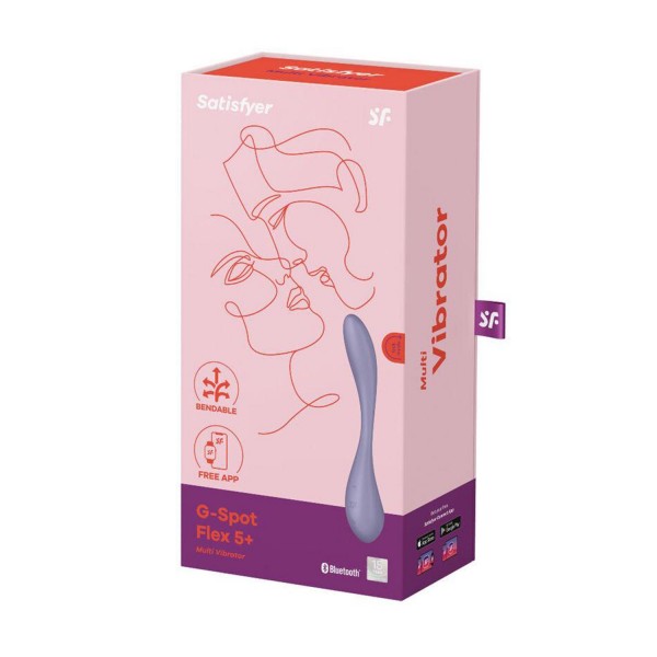 Satisfyer g-spot flex 5+ multi-vibrador lilac 1un