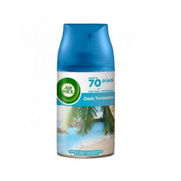 Air wick ambientador freshmatic recambio max-life scents oasis turquesa 250 ml