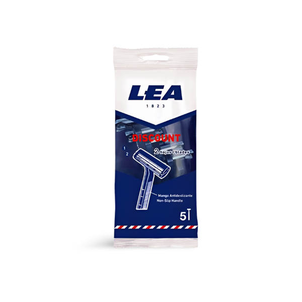Lea discount 2 hojas cuchillas desechables pack 5u.