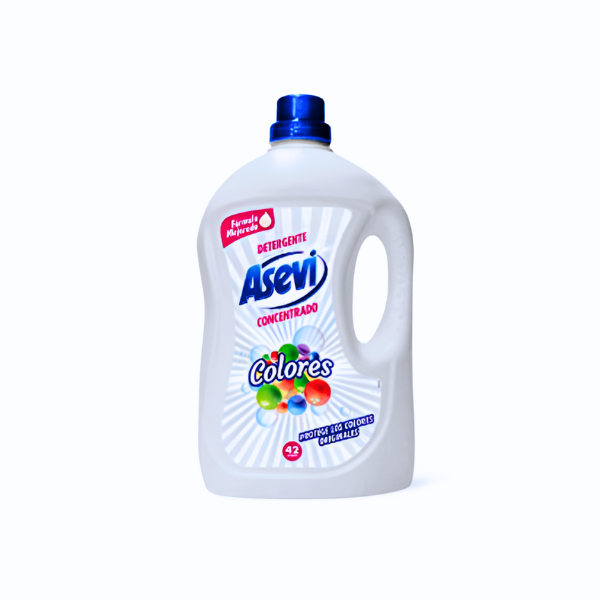 Asevi Detergente liquido concentrado colores 42 lavados