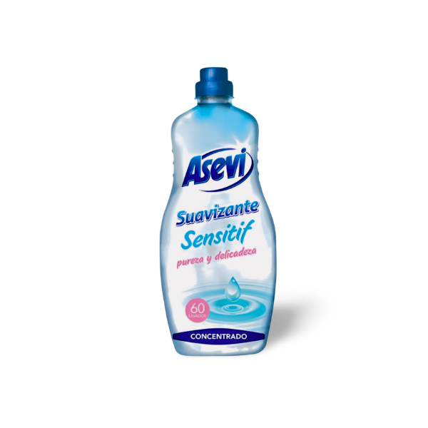 Suavizante concentrado Asevi sensitif hipoalergénico 60 lavados