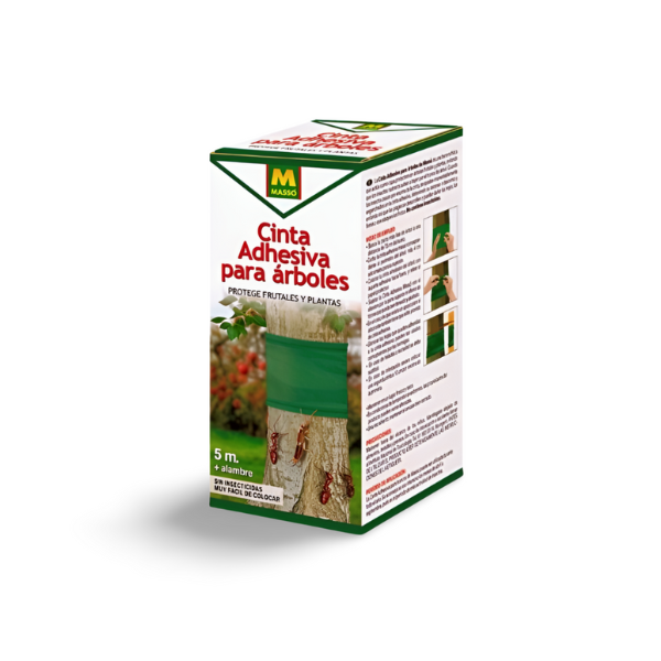 Massó cinta adhesiva anti-insectos Árboles 5m + Alambre (pack de 3 unidades)