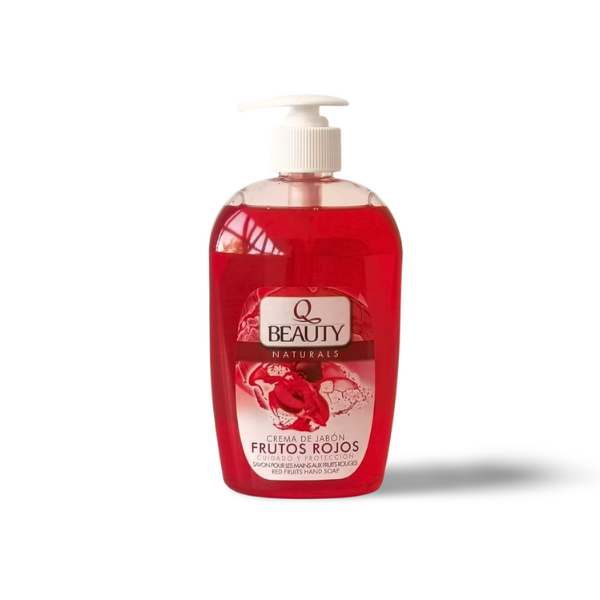 Q Beauty jabón de manos Frutos Rojos 500 ml
