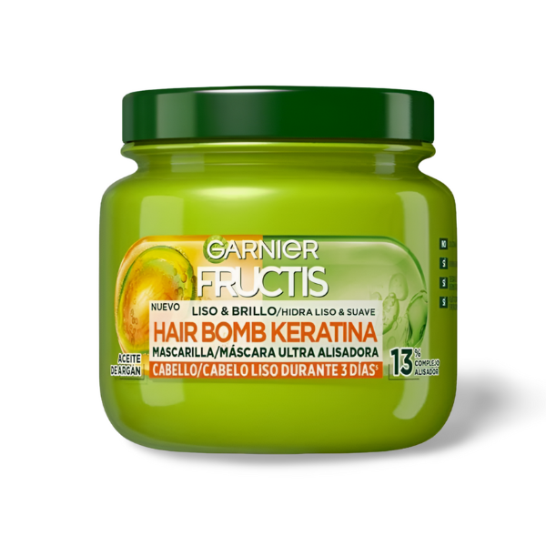 Garnier fructis mascarilla liso & Brillo 300ml