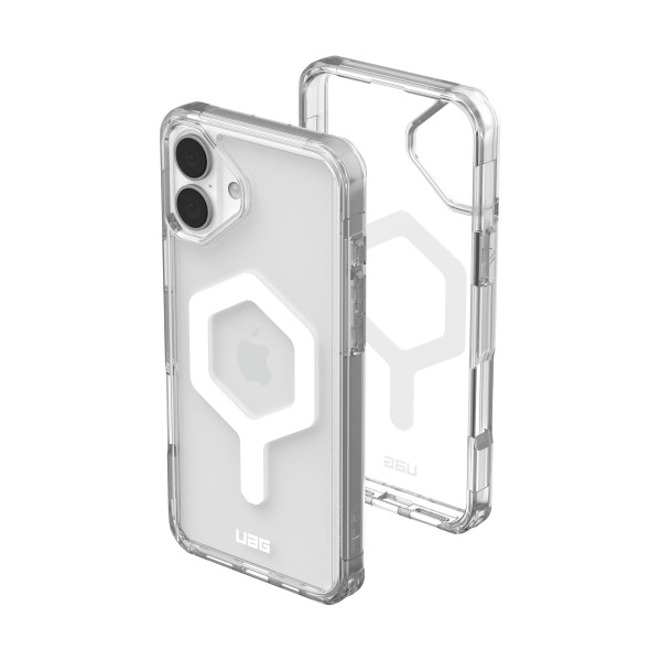 Uag george plyo ice white / apple iphone 16 plus