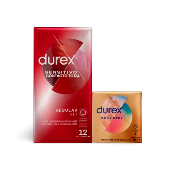 DUREX SENSITIVO CONTACTO 12 + 3 REAL FEEL PROMO