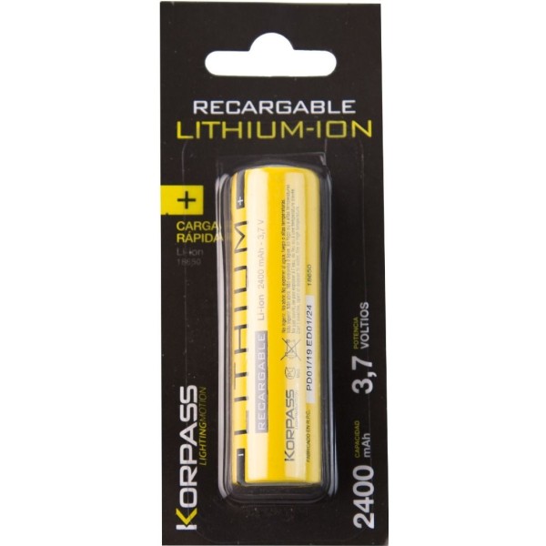 Recambio bateria (mod.18650) 2400mah