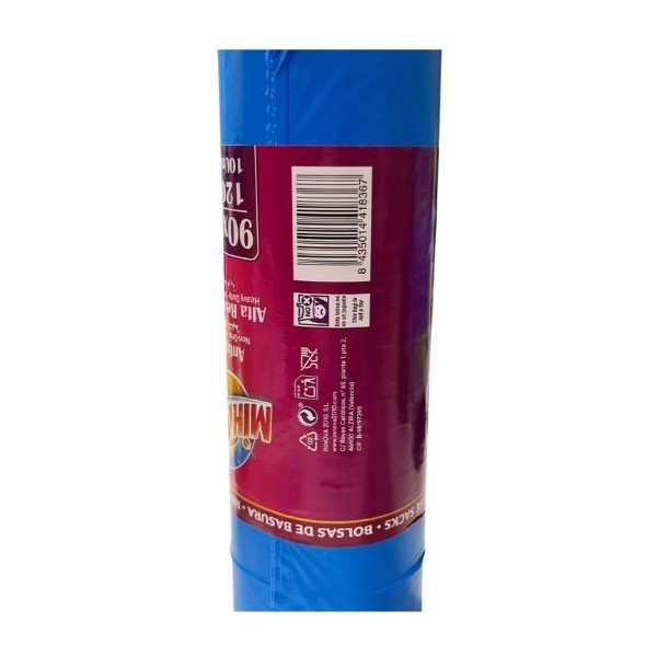 Mihogar bolsas de basura 120 L 10 uds