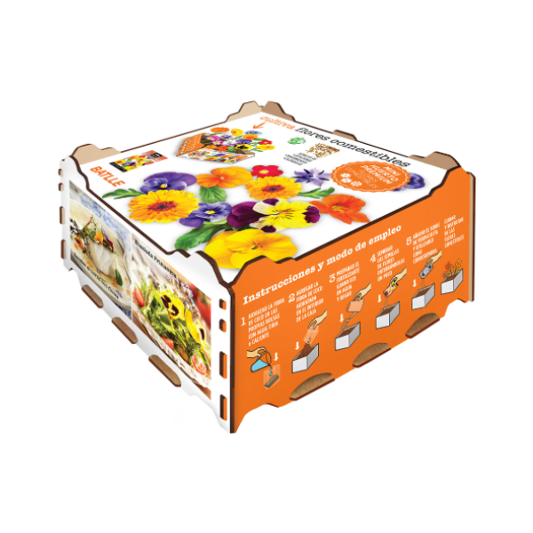 Caja flores comestibles batlle